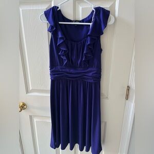 Sweet Ruffle Purple Dress